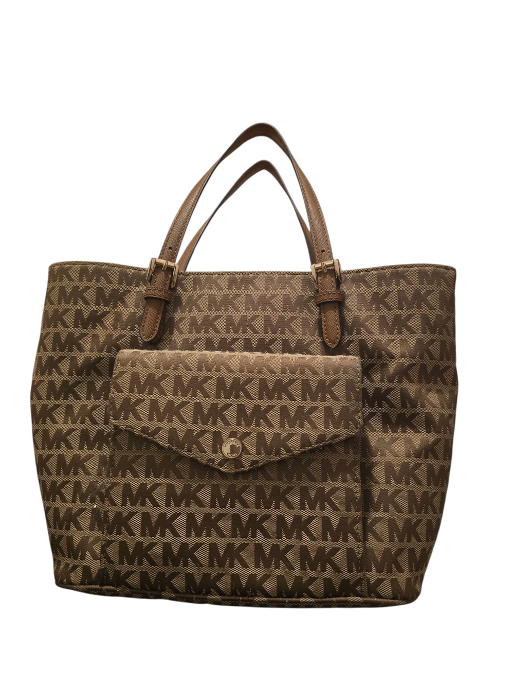 Michael Kors Brown Logo Tote Bag